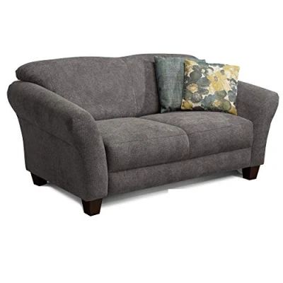 Abbildung von CAVADORE 2 Sitzer Gootlaand / Großes Sofa im Landhausstil Mit Federkern 163 x 89 84 Grau