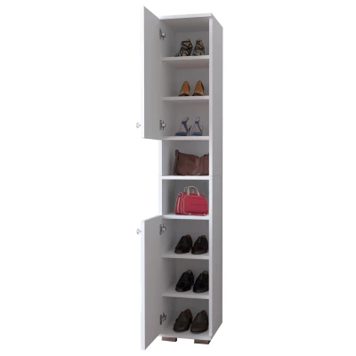 Abbildung von VCM Schuhschrank Holz schmaler Dielenmöbel Gados M (1 St)