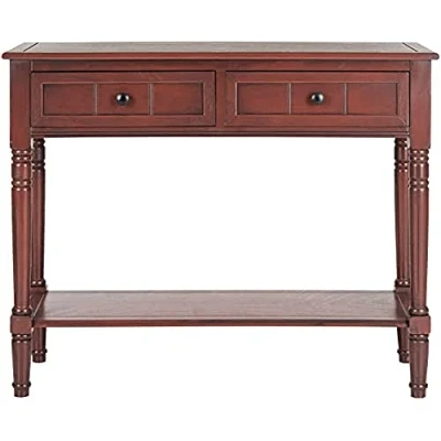 Abbildung von SAFAVIEH Contemporary Wooden Accent Table, in Red, 35 X 91 74.93