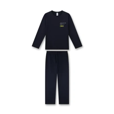 Abbildung von Sanetta Jungen Schlafanzug lang Blau Hochwertiger und bequemer aus Baumwolle für Jungen. Pyjamaset 128