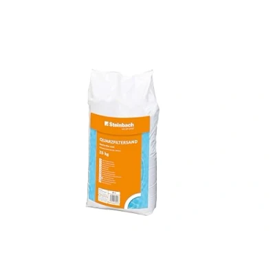 Abbildung von STEINBACH Pool Quarzsand Quarzfiltersand, DIN EN 12904 Körnung 0,4 0,8 mm, 25 Kg