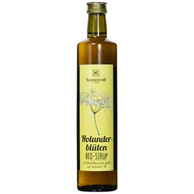 Abbildung von Sonnentor Bio Holunderblüten Sirup, 2er Pack (2 x 500 ml)