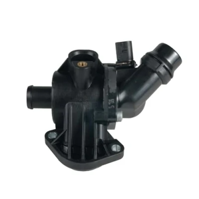 Abbildung von GATES TH460105G1 Kühlwasserthermostat 105 mit Dichtungen Gehäuse AUDI: A4 B7 Avant, B6 Limousine, SEAT: Exeo ST, Limousine