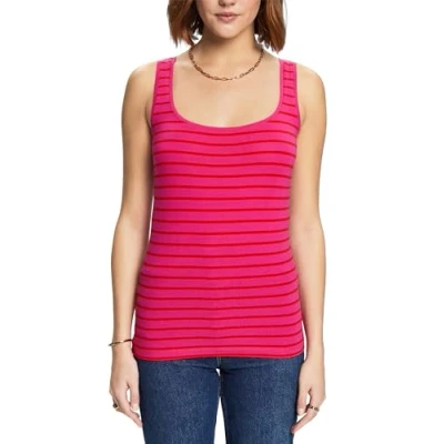 Abbildung von ESPRIT Damen 994ee1k327 T Shirt, 662/Pink Fuchsia 3, Large