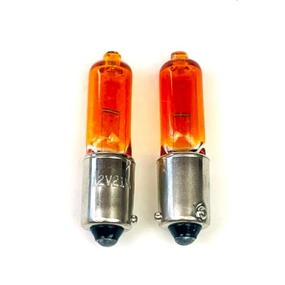 Abbildung von 2 x H21W Amber/Orang BAY9S 12V 21W Halogen Lampe Auto Glühbirne Glühlampe