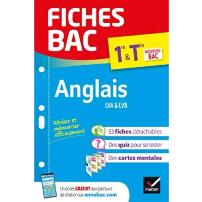 Abbildung von fiches Bac Anglais 1re/Tle 2025: tout le programme en de révision détachables