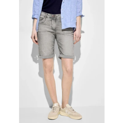 Abbildung von Cecil Jeans Shorts, Damen, Größe: 34, Grau
