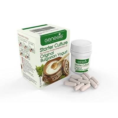 Abbildung von Bulgarian Starter Kultur für Traditionelen Joghurt natürliches,organic 10 Kapseln 20 Liter
