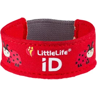 Abbildung von LittleLife Sicherheitsarmband, Kinder iD Armband mit Karten für Notfallkontakt oder medizinische Informationen