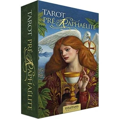 Abbildung von Coffret Tarot Pré Raphaélite: 78 cartes et un livre explicatif