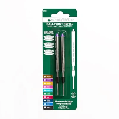 Abbildung von Monteverde Soft Kugelschreibermine (Lamy) Medium Purple 2 Pc