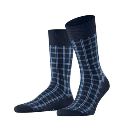 Abbildung von Falke Modern Tailor Socken, Herren, Größe: 43 46, Space blue