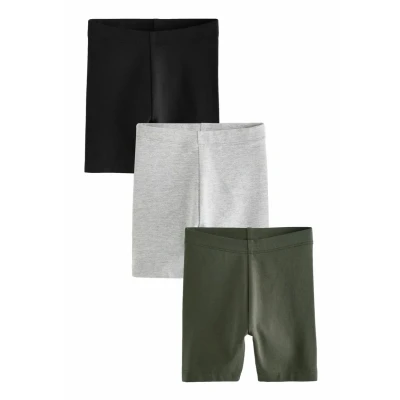 Abbildung von Next Cycling 3 PACK Regular FIT Shorts Black white für Kinder, Größe: 74,