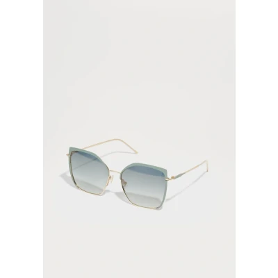 Abbildung von BOSS Sonnenbrille goldcoloured/green, Damen, Größe: 58, Gold coloured/green