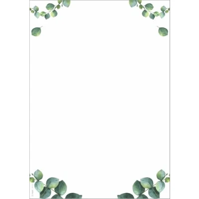 Abbildung von Sigel Motiv Papier A4 90g Eucalyptus Getränkekarte 100 Blatt