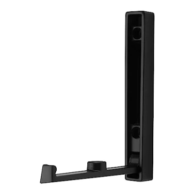 Abbildung von SO TECH® Klapphaken Garderobenhaken VALVOLE 12 x 1,6 cm, (1 St), schwarz matt inklusive Befestigungsschrauben