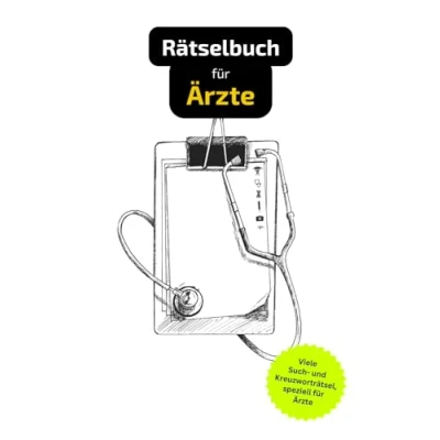 Abbildung von Rätselbuch für Ärzte: Tolles Geschenk Ärzte. Worträtsel und knifflige Herausforderungen in einem Kreuzworträtselheft.