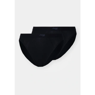 Abbildung von Sloggi EVER EASE TAI 2 PACK Slip, Damen, Größe: Small, Black