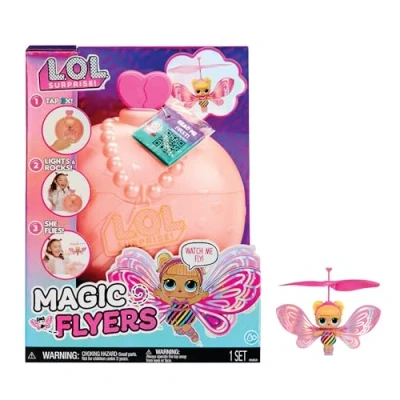 Abbildung von L.O.L. SURPRISE! Minipuppe Magic Flyers Flutter Star (Pink Wings), mit Licht