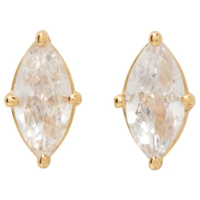 Abbildung von Kate Spade New York Ohrstecker, transparent/goldfarben