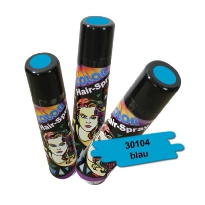 Abbildung von FASCHING 30104 Hairspray color blau, Haarspray mit Farbe NEU/OVP