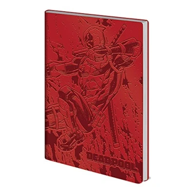 Abbildung von empireposter Deadpool Action Flexi Cover Offizielles Lizenz Notizbuch im handlichen A5 Format Größe 15x21 cm