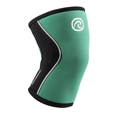 Abbildung von Rehband Kniebandage Kraftsport, Kniestütze für Cross Fit &amp; schweres Training, Knee Sleeve aus 5 mm Neopren, in vielen Farben Größen, Unisex