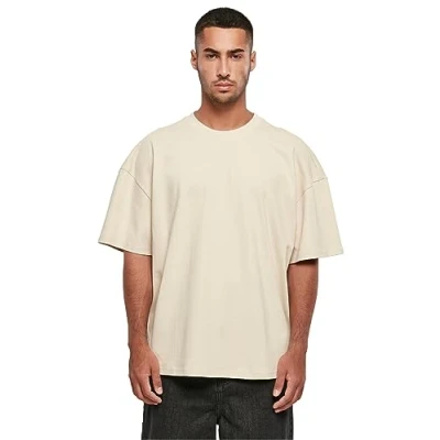 Abbildung von Build Your Brand Herren BY256 Oversized Sleeve Tee T Shirt, Sand, XL