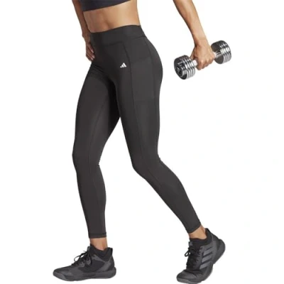 Abbildung von adidas Damen Optime 7/8 Leggings, Black, XS Short