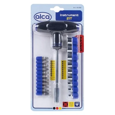 Abbildung von ALCA 453100 Bit Schraubendreher 21 5,6,7,8,9,10, 11,12,13 mm Sechskant magnetisch