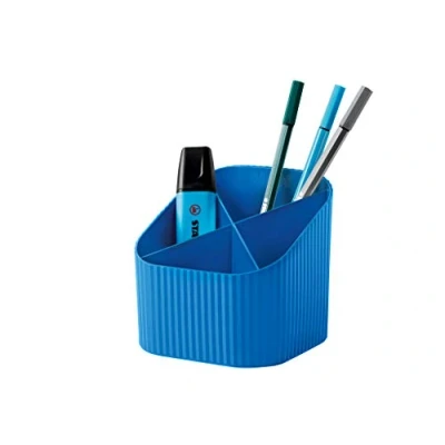 Abbildung von HAN Schreibtischköcher Re X LOOP say yes to 100% recycled, modernes, junges Design für alle Schreibtischutensilien, blau, 17238 914