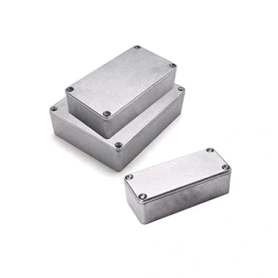 Abbildung von Supertool Aluminium Druckguss, wasserdicht, Elektronik Projektgehäuse für externe Stromversorgung, 1 Stück (1Pcs 1590G 100 x 50 26 mm)