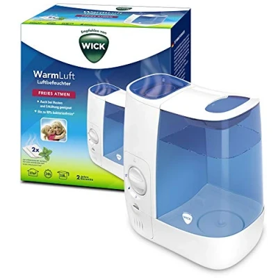 Abbildung von WICK Luftbefeuchter WH845 Warmluft Befeuchter, 3,8 l Wassertank, bis zu 99 % bakterienfreie Feuchtigkeit