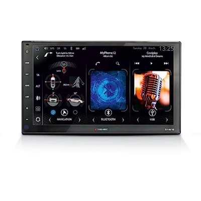 Abbildung von ZENEC Z N976 2 Din Autoradio, Multimediasystem mit 9“/22,9 cm Touchscreen, Mediencenter DAB+, Wireless Android Auto/Apple CarPlay, USB, zum Navi erweiterbar