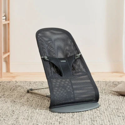 Abbildung von BabyBjörn Bliss, Babywippe Mesh, Anthrazitgrau