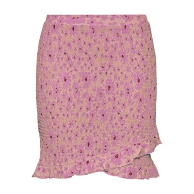 Abbildung von Pieces Pctaylin Bleistiftrock, Damen, Größe: Medium, Tropical peach