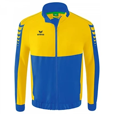 Abbildung von Erima Herren Six Wings Präsentationsjacke, new royal/gelb, XL