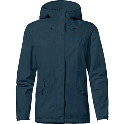 Abbildung von Vaude Rosemoor Hardshelljacke, Damen, Größe: 40, Dark sea
