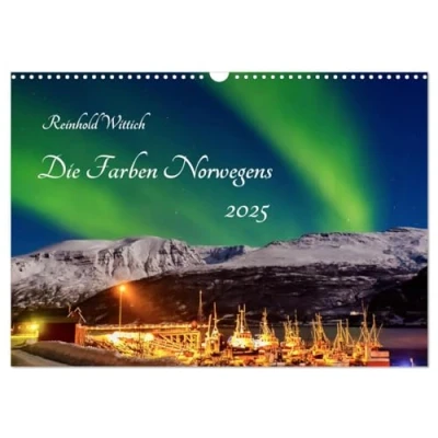 Abbildung von Die Farben Norwegens (Wandkalender 2025 DIN A3 quer), CALVENDO Monatskalender