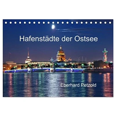Abbildung von Hafenstädte der Ostsee (Tischkalender 2025 DIN A5 quer), CALVENDO Monatskalender