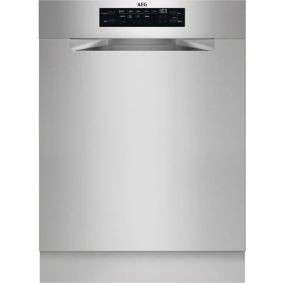 Abbildung von AEG Unterbau Geschirrspüler 60 cm, Spülmaschine Serie 5000: AirDry Kein Nachtrocknen, Energieklasse B, Besteckschublade, 44 dB, Wasserstopp, 14 MG, FUS7572APM