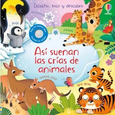 Abbildung von Así suenan las crías de animales (Escucho, toco y descubro)