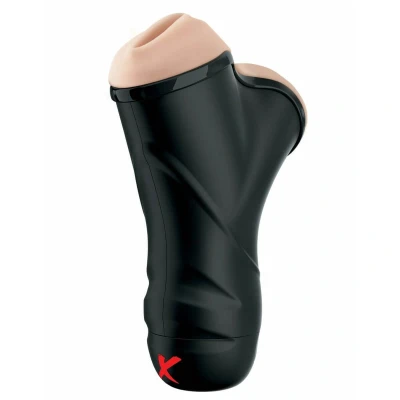 Abbildung von Masturbator „Double Penetration Vibrating Stroker“ mit 2 Öffnungen