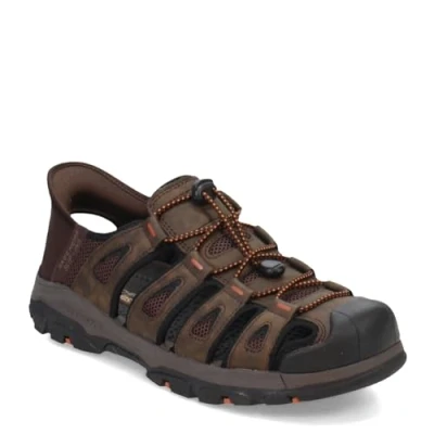 Abbildung von Skechers Tresmen Norvick Fisherman Sandale für Herren, Schokolade, 41 EU