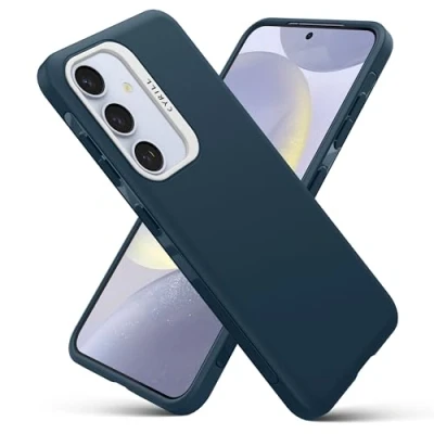 Abbildung von CYRILL von Spigen UltraColor kompatibel mit Samsung Galaxy S24, [Staubfrei] Premium TPU Schutzhülle Case Cover (2024) Deepsea