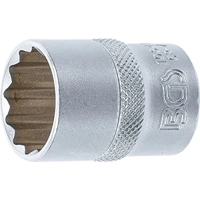 Abbildung von BGS 10641 Steckschlüssel Einsatz Zwölfkant 12,5 mm (1/2&quot;) SW 21