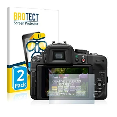 Abbildung von BROTECT (2 Stück Schutzfolie für Panasonic Lumix DMC G3 Displayschutz Folie Ultra Klar