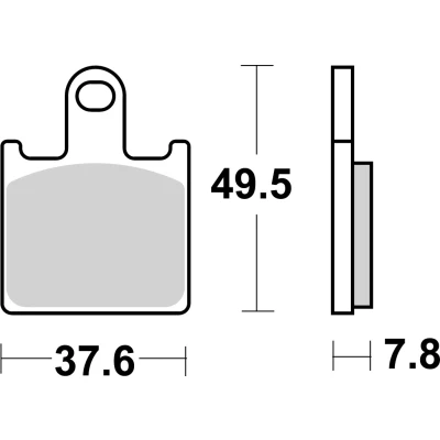 Abbildung von TRW Sinter Street MCB789SV Bremsbelagsatz