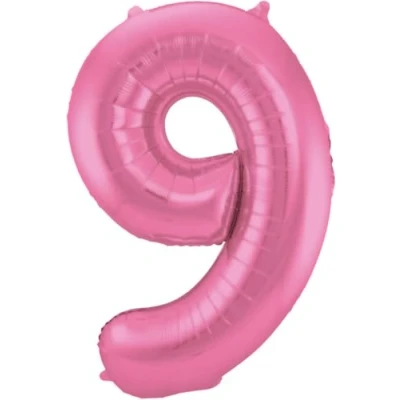 Abbildung von Ballonfolie 9 Matt Pink 86 cm