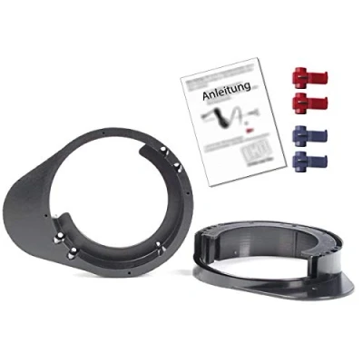 Abbildung von Lautsprecher Einbauset Ringe Adapter für Ford Escort ab 10/1990 165mm